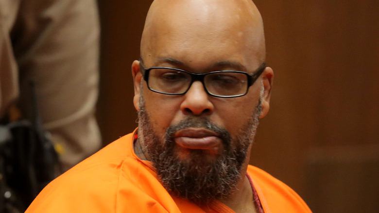 Suge Knight during court proceeding