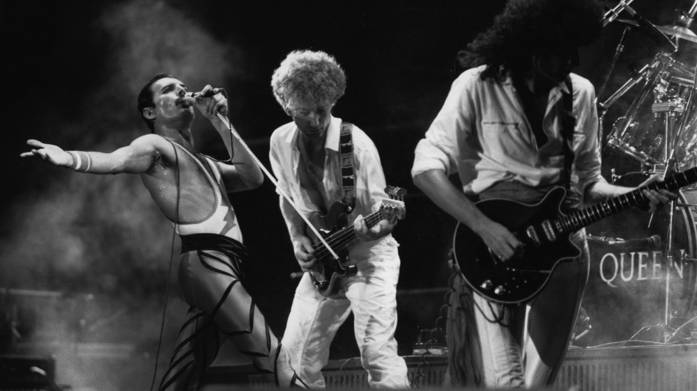 Freddie Mercury, Brian May and John Deacon