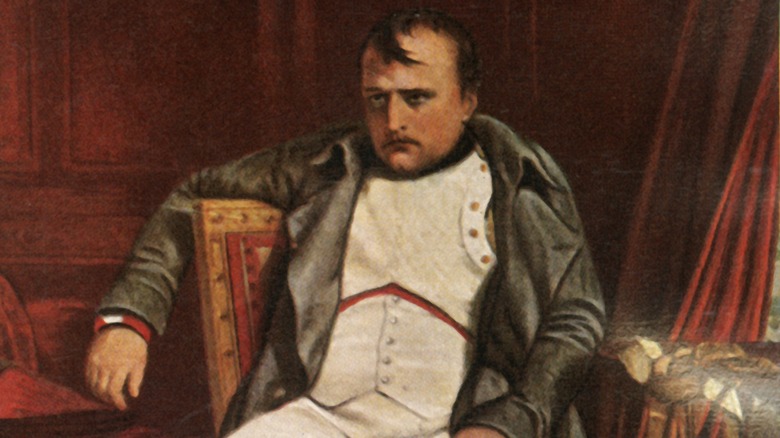 Napoleon seated