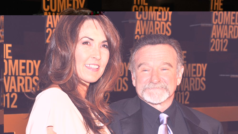 Robin Williams and Susan Schneider Williams