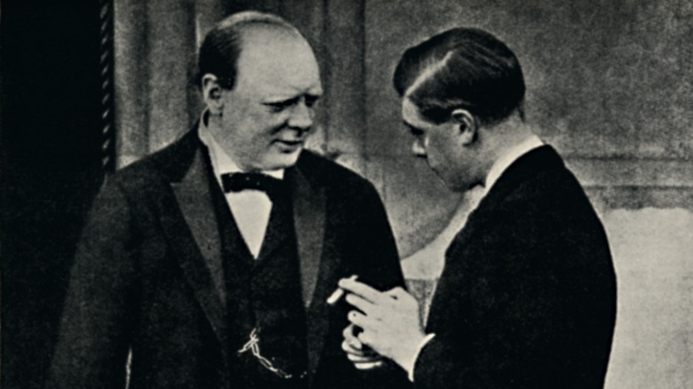 Winston Churchill with Edward VIII