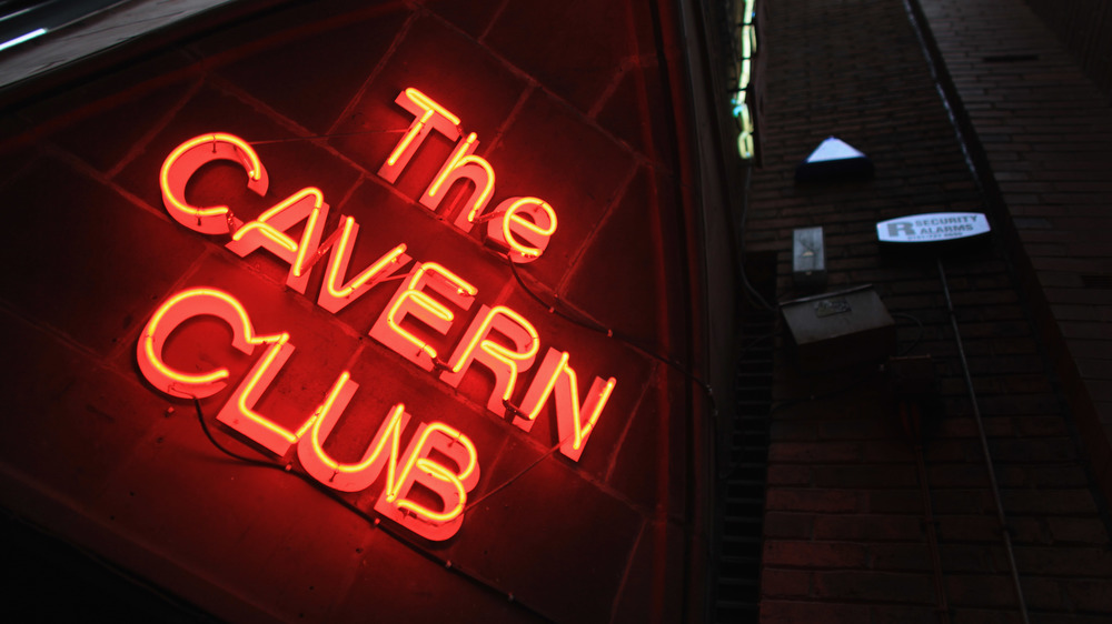 The Cavern Club neon sign