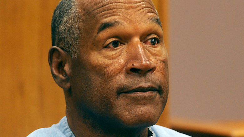 O.J. Simpson  in a court room