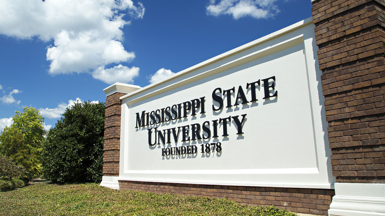 University of Mississippi sign