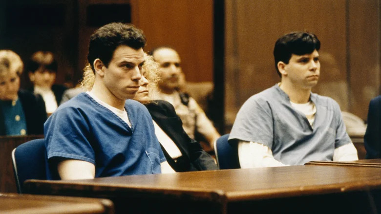 The Menendez brothers in court
