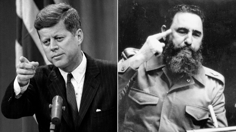 JFK and Fidel Castro