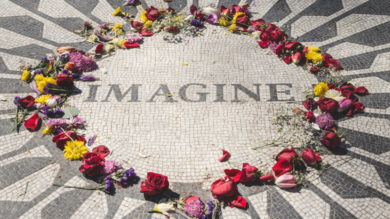 John Lennon memorial in Central Park