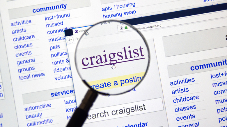 Cragslist website