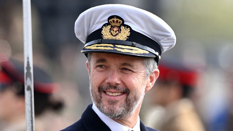 Crown Prince Frederik smiles