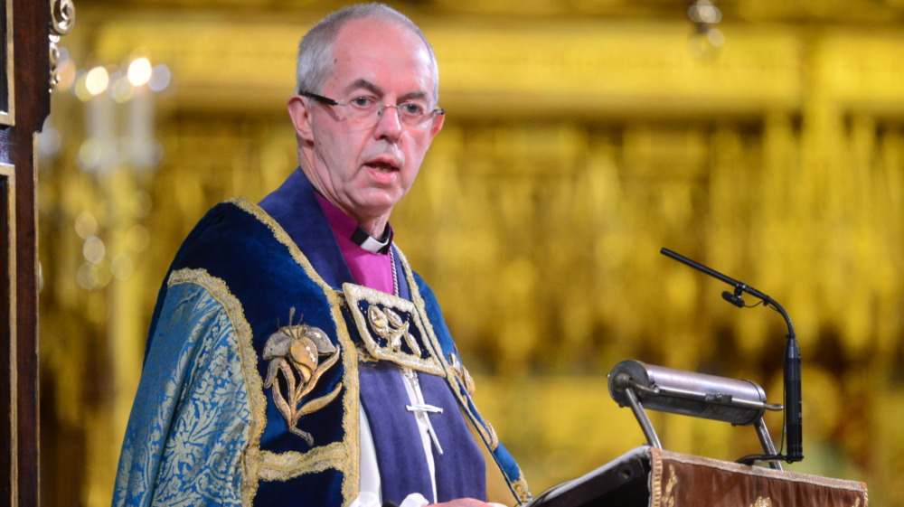 Justin Welby presides over ceremony