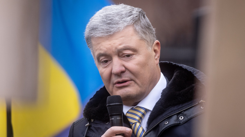Petro Poroshenko speaking