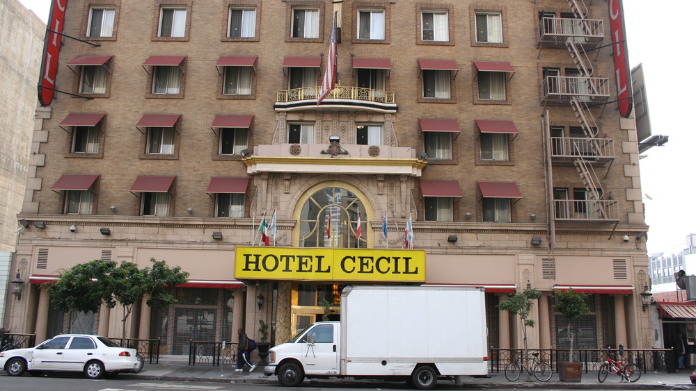 Front exterior of Cecil hotel 