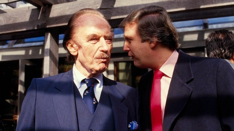 Fred and Donald Trump, 1986