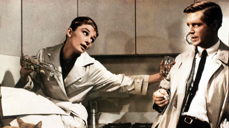 Audrey Hepburn and George Peppard