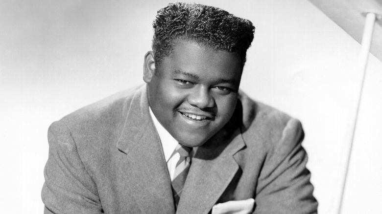 Fats Domino smiling