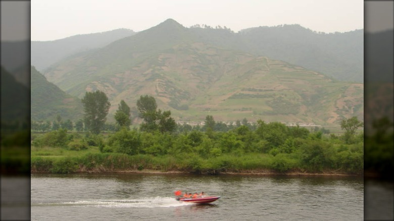 River on North Korea and China border