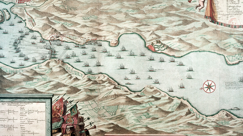 ancient map of the mediterranean