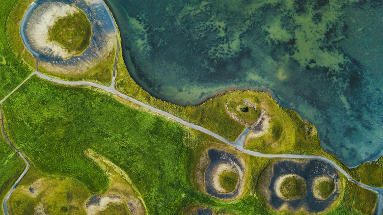 aerial footage of Iceland