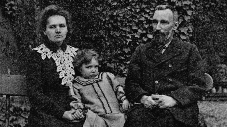 Marie and Pierre Curie, daughter Irene