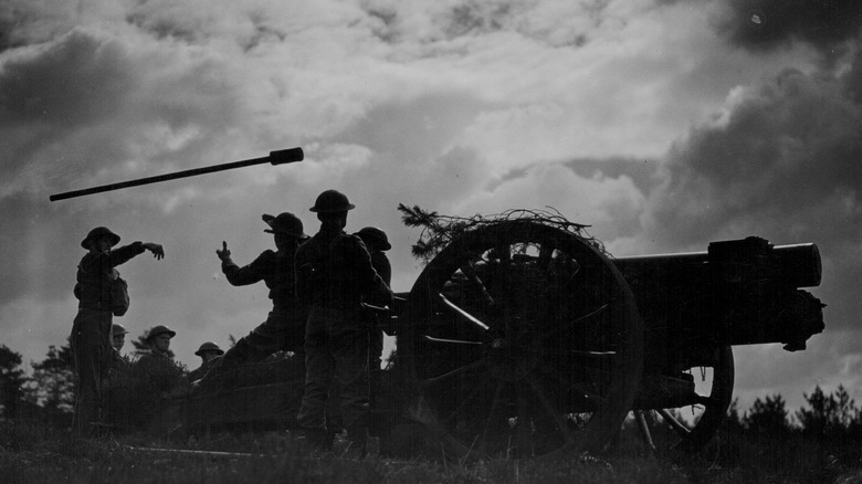British artillery from World War 2