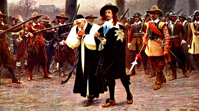 Charles I en route to execution