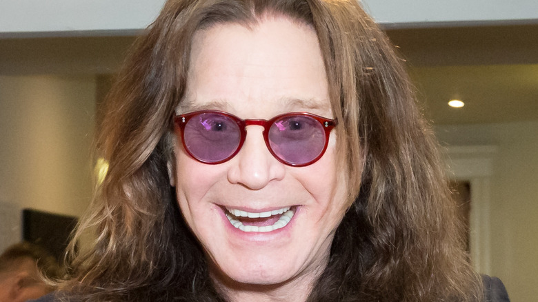 Ozzy Osbourne smiling