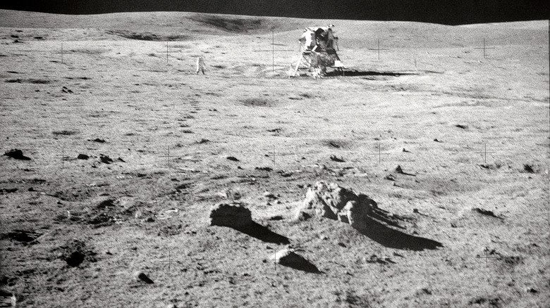 Apollo mission on the moon