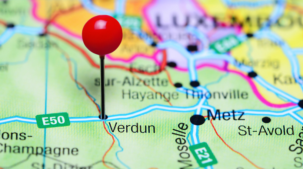 Verdun, France map