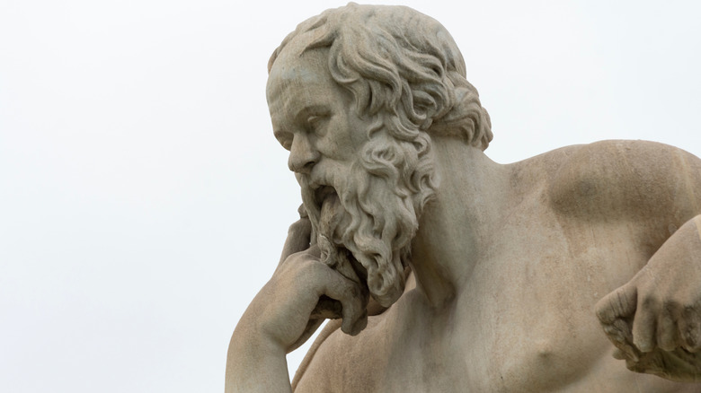 Socrates ponders reality