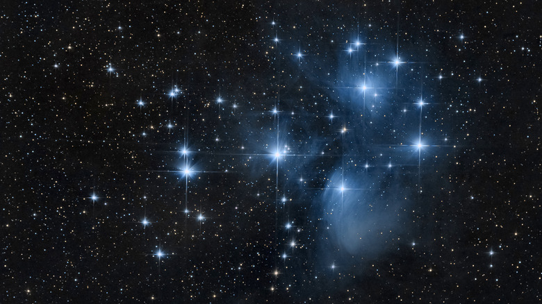 The Pleiades Seven Sisters stars 