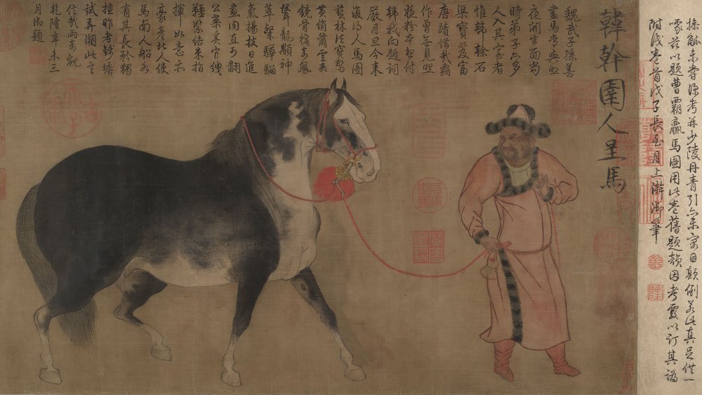 Stallion with Groom. Copy after Han Gan (Chinese, active circa 742-756).
