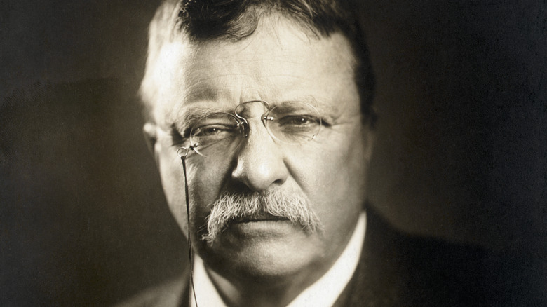 Theodore Roosevelt portrait with pince nez