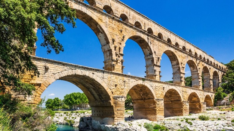 Roman aqueduct, France