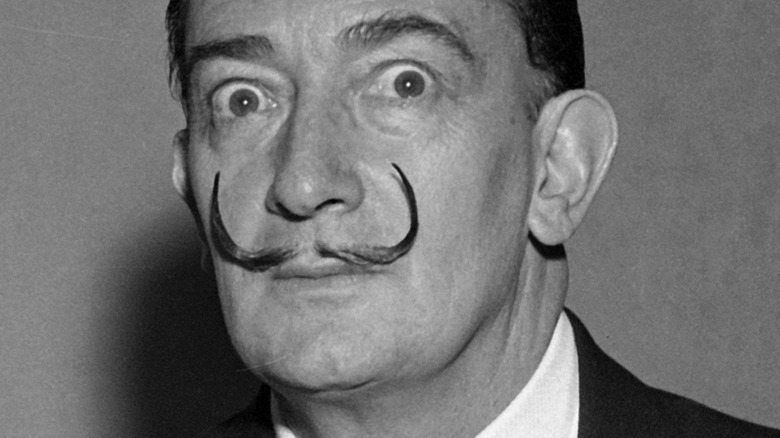 Salvador Dali upturned mustache