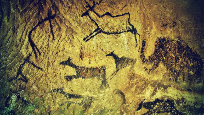 Stone Age cave painting