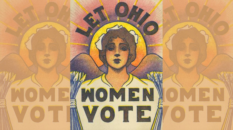 Ohio women's suffrage poster