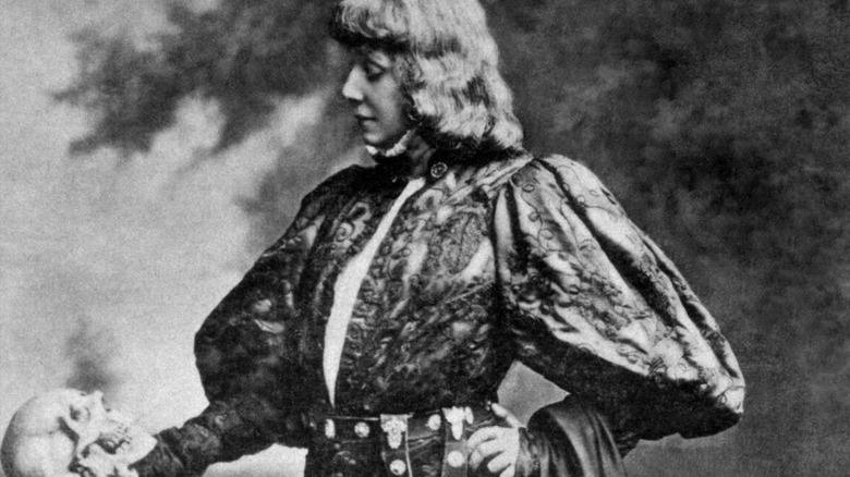 Portrait of Sarah Bernhardt as Hamlet