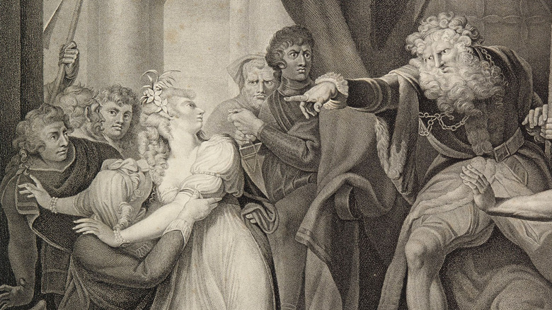 Illustrated scene from King Lear