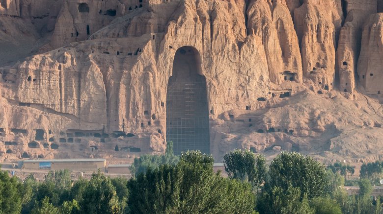 Ruins of bamiyan buddha
