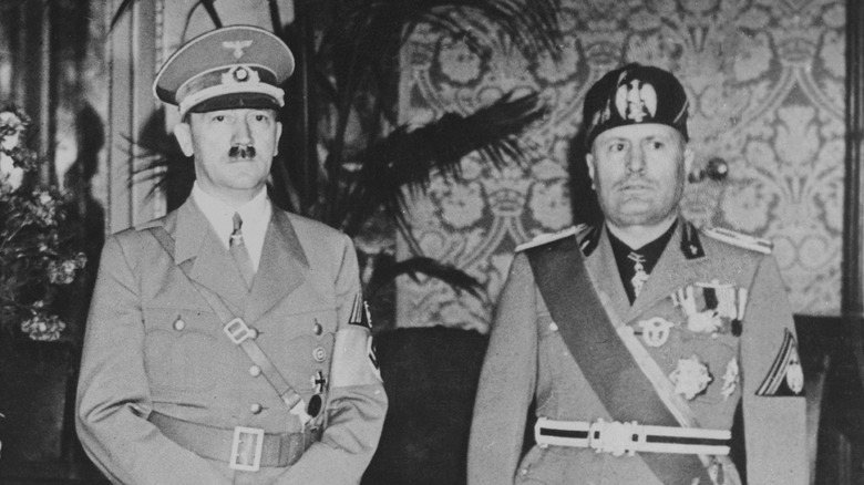 hitler mussolini together in germany