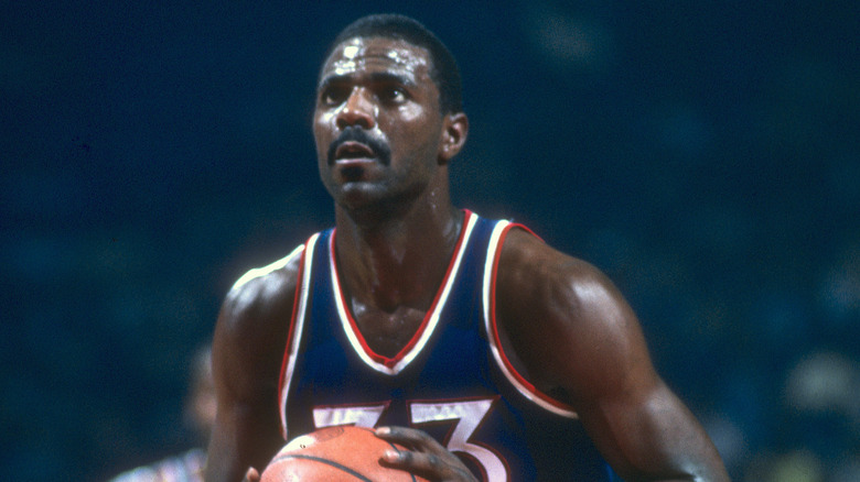 Sylvester "Sly" Williams playing basketball