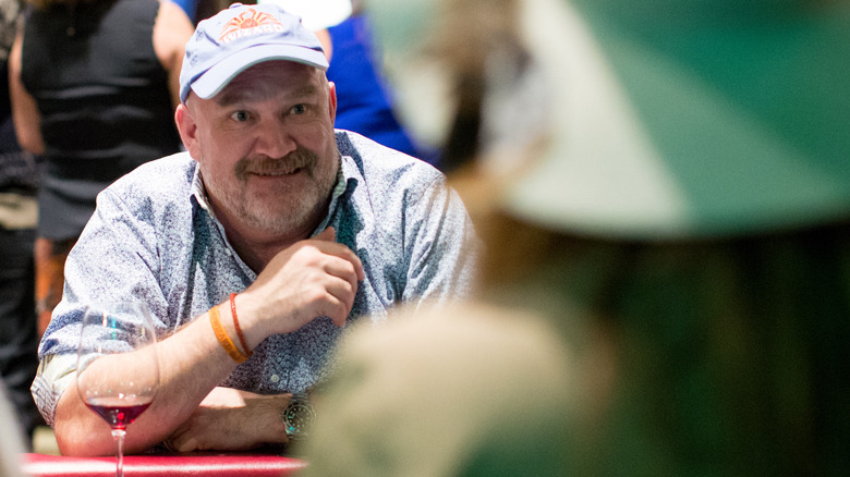 Keith Colburn at a poker tournament