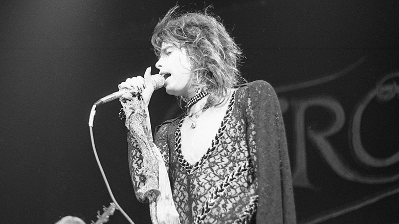 Steven Tyler performing in 1974